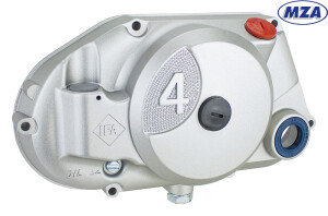 Osłona sprzęgła do Simsona z elementami - kolor srebrny - MZA