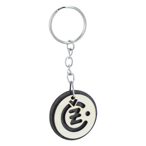 Drewniany brelok - logo ČZ