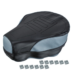 Pokrowiec na siodło Babetta 210, 225 - klamry czarno-szare - Czechy