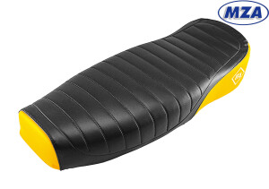 Kompletne siedzenie Simson S51 Enduro - czarno/żółte - MZA