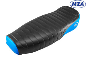 Kompletne siedzenie Simson S51 Enduro - czarno-niebieskie - MZA