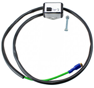 Przycisk brzęczyka/klaksonu Babetta - chrom - kompletny