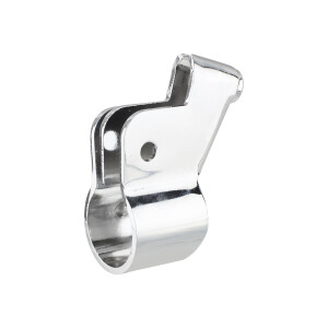 Uchwyt dźwigni lewy z gwintem - chrom